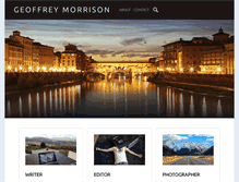 Tablet Screenshot of geoffreymorrison.com